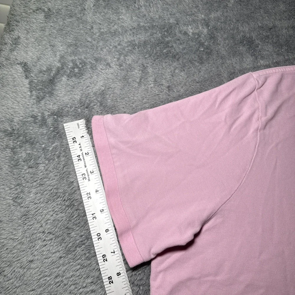Polo Ralph Lauren Men's XL Light Pink Classic Fit Short Sleeve Shirt Blue Pony